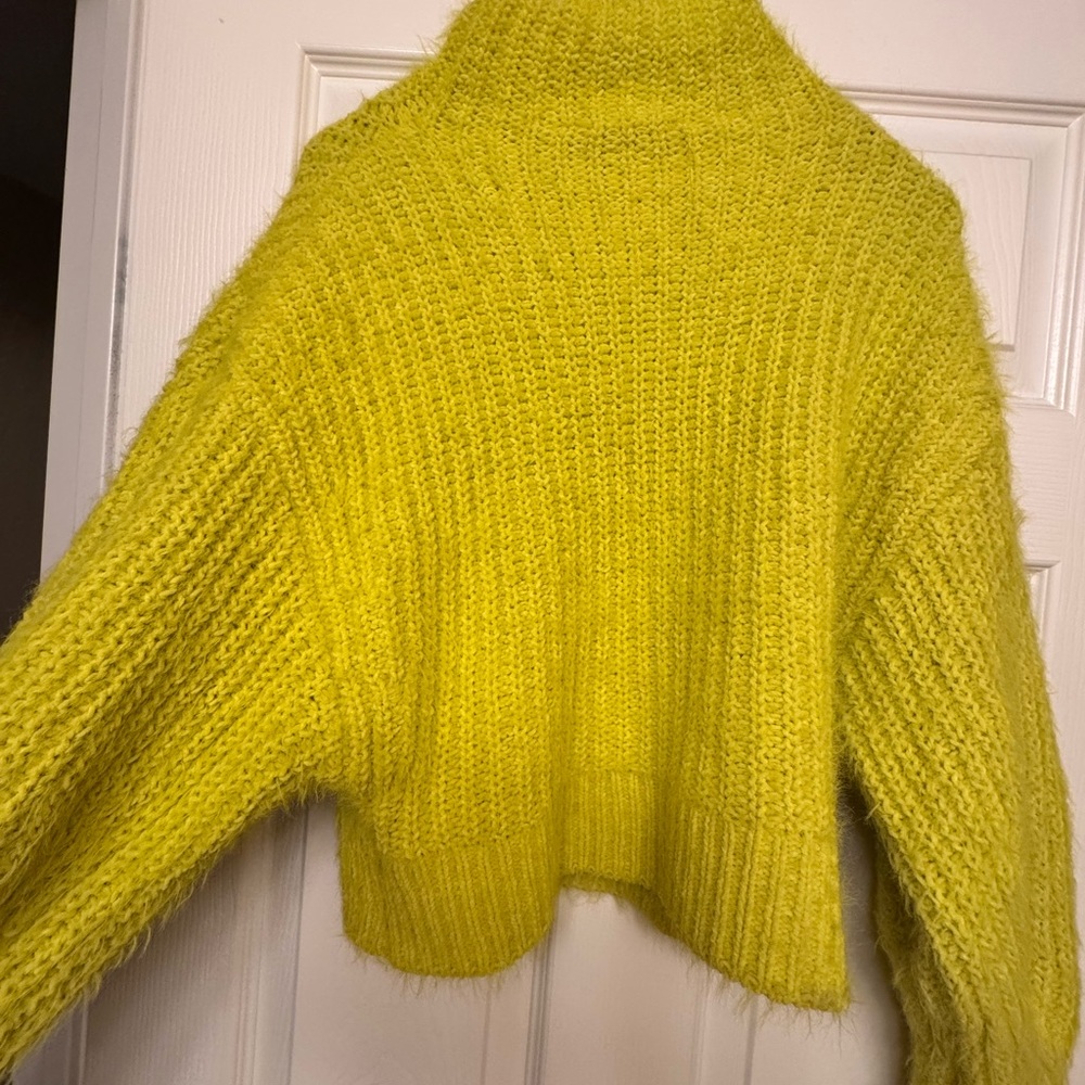 Express Lime Green Women's Sweater